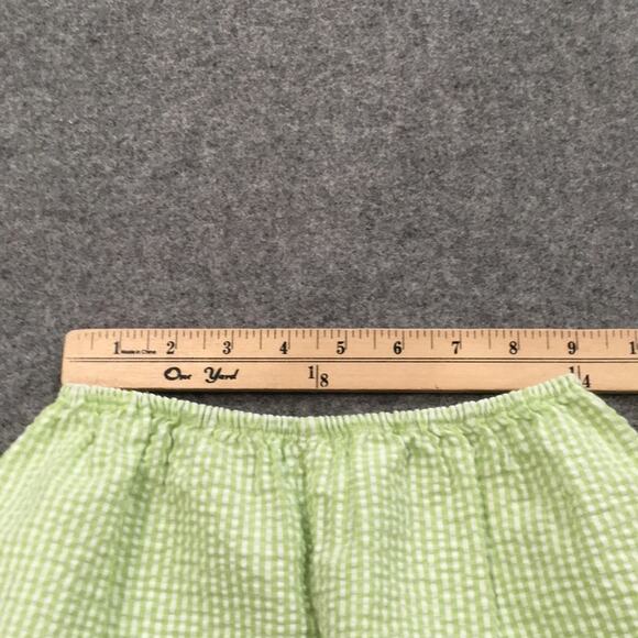 Samara Brothers Girl Sz 5 Checkered Seersucker Pull‎ On Ruffle Shorts - Picture 4 of 5